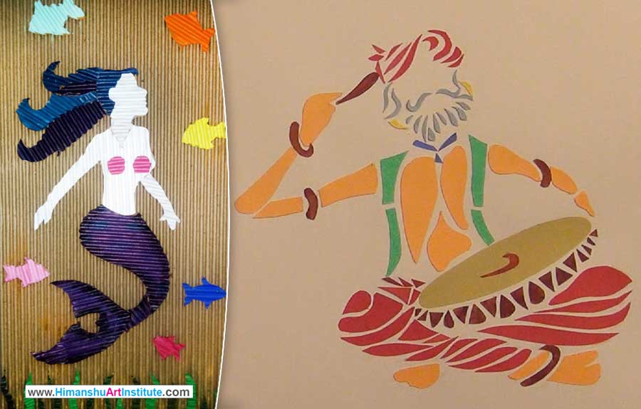 Online Collage Painting Workshop for Kids in Delhi