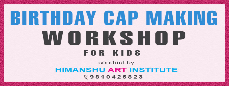 Online Birthday Cap Making Workshop for Kids in Delhi