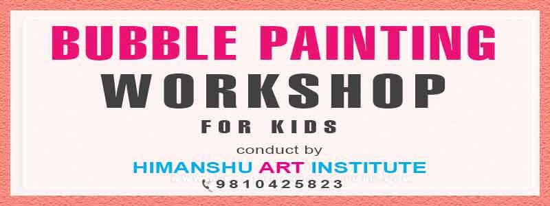 Online Bubble Painting Workshop for Kids in Delhi