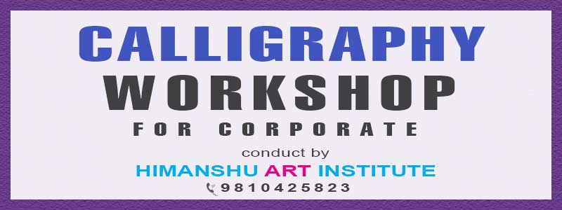 Online Calligraphy Workshop for Corporate in Delhi