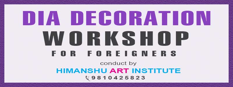Online Dia Decoration Workshop for Foreigners in Delhi