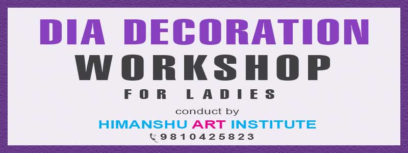 Online Dia Decoration Workshop for Ladies in Delhi