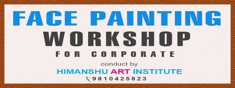 Online Face Painting Workshop for Corporate in Delhi