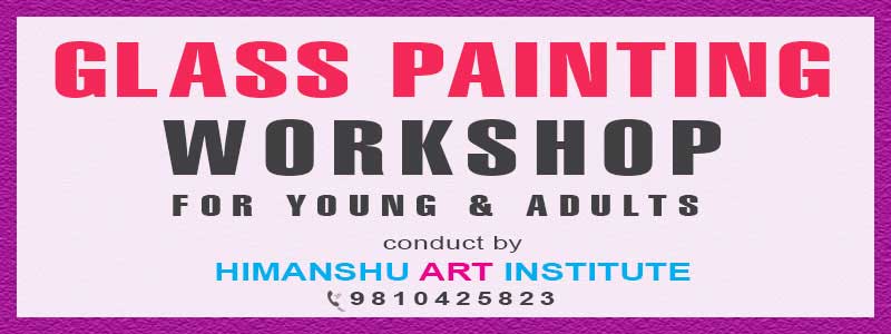 Online Glass Painting Workshop for Young and Adults in Delhi