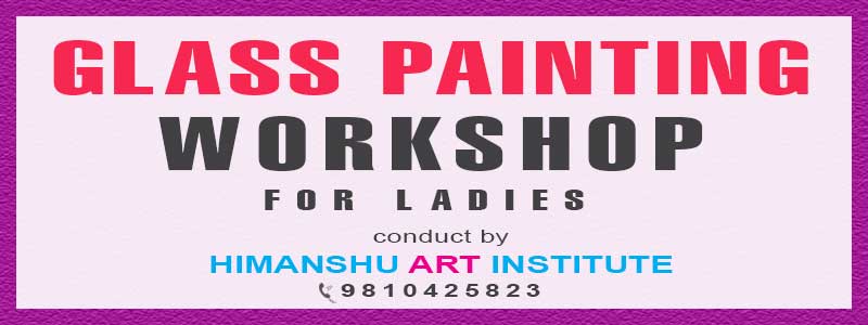 Online Glass Painting Workshop for Ladies in Delhi