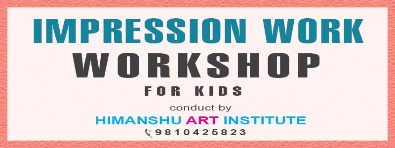 Online Impression Art Workshop for Kids in Delhi