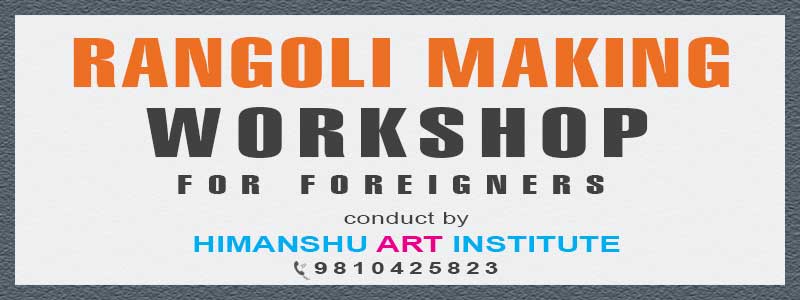 Online Rangoli Making Workshop for Foreigners in Delhi
