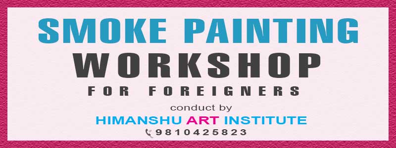 Online Smoke Painting Workshop for Foreigners in Delhi