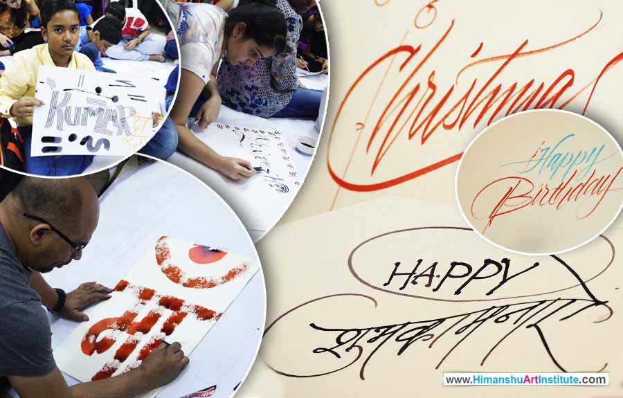 Online Calligraphy Writing Workshop for Young and Adults in Delhi