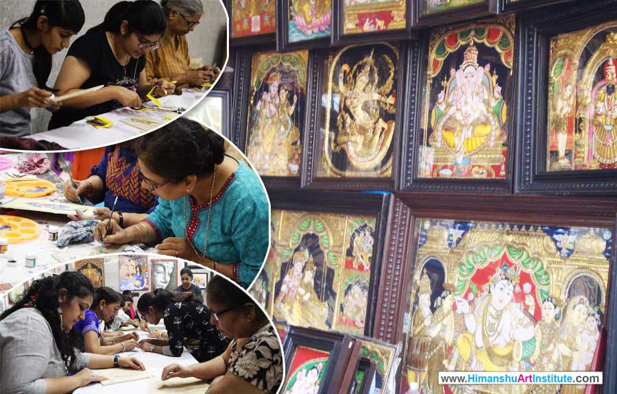 Online Tanjore Painting Workshop for Corporate in Delhi
