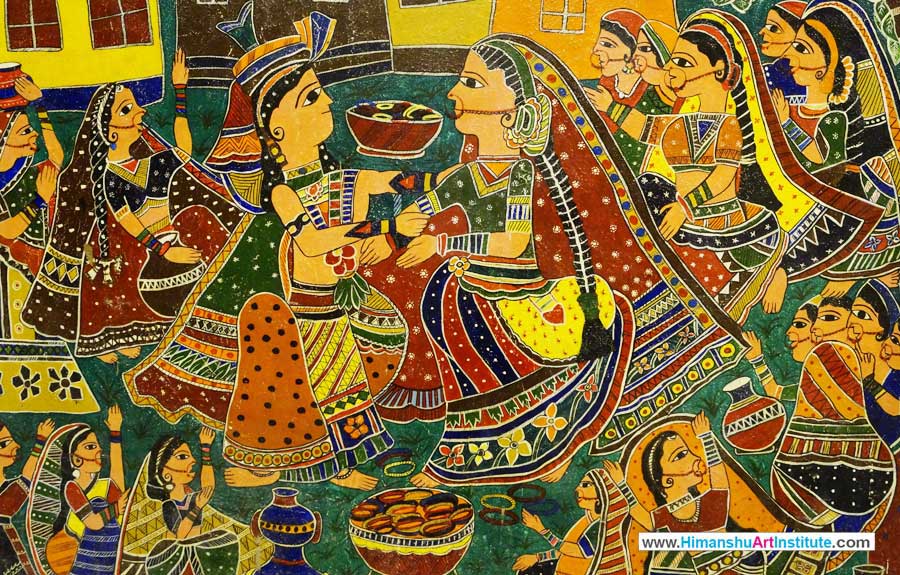 Online Madhubani Painting Workshop for Foreigners in Delhi