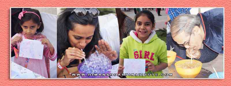 Online Bubble Painting Workshop for Kids in Delhi