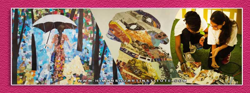 Online Collage Painting Workshop for Kids in Delhi