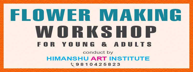 Online Flower Making Workshop for Young and Adults in Delhi