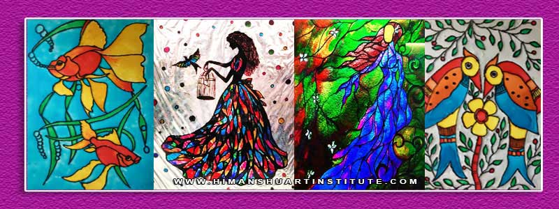 Online Glass Painting Workshop for Young and Adults in Delhi