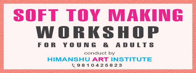 Online Soft Toy Making Workshop for Young and Adults in Delhi