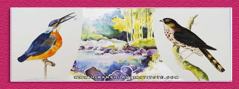 Online Water Colour Painting Workshop for Senior Citizens in Delhi