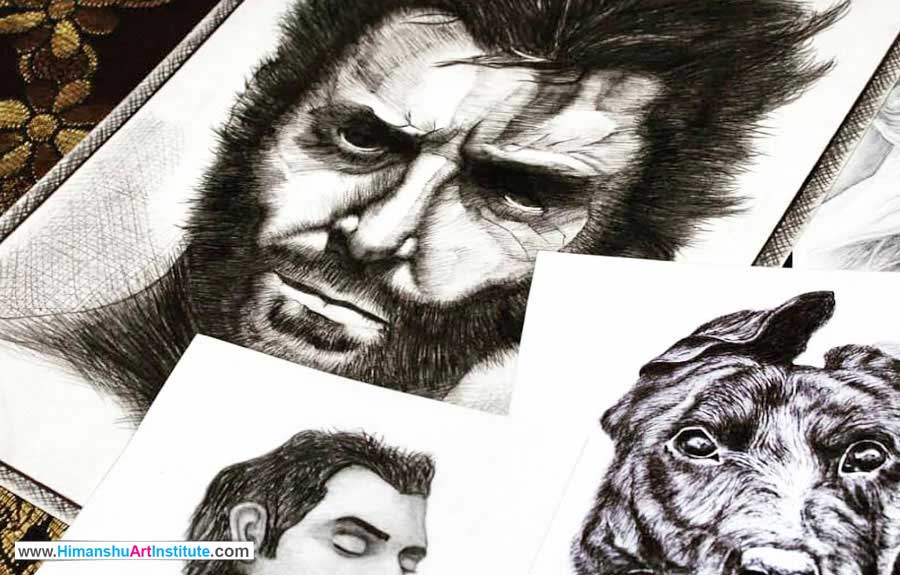 Online Charcoal Shading Workshop for Young and Adults in Delhi