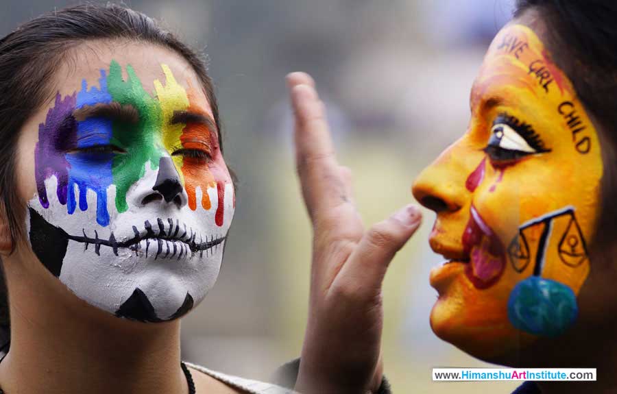 Online Face Painting Workshop for Young and Adults in Delhi