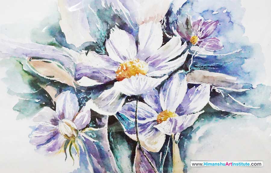 Online Water Colour Painting Workshop in Delhi