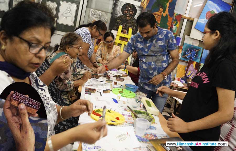 Online Block Printing Workshop for Women in Delhi