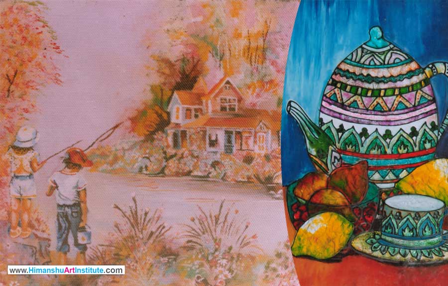 Online Glass Painting Workshop for Women in Delhi