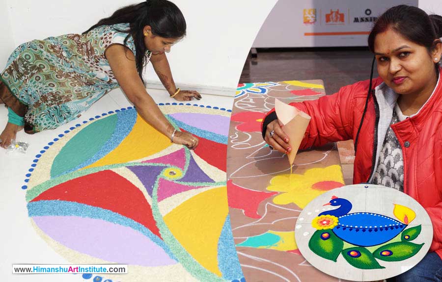 Online Rangoli Making Workshop for Women in Delhi