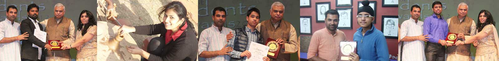 Rajesh Kumar was Awarded 'Student of the Year 2011' for Best Fine Art Student