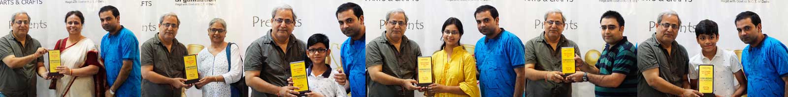 Asha Chopra was Awarded 'Student of the Year 2017' for Best Fine Art Student, Aditya Bharti was Awarded 'Student of the Year 2017' for Best Drawing & Painting Student, and  Abhishek Bisht was Awarded 'Student of the Year 2017' for Best Painting Student