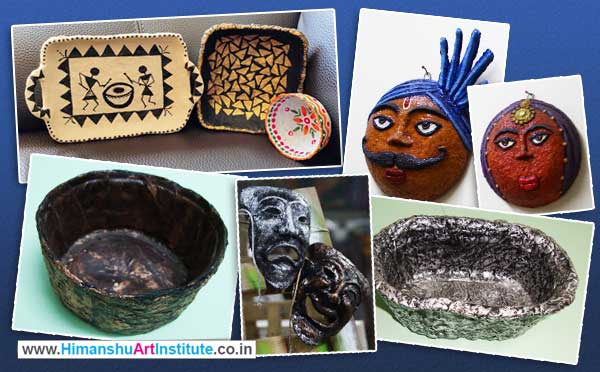 Professional Certificate Course in Paper Mache, Paper Mache Hobby Classes, Online Paper Mache Classes, Paper Mache Course, Online Best Paper Mache Classes, Best Paper Mache Institute in Delhi, India