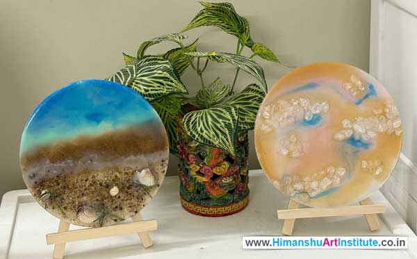 Professional Certificate Course in Resin Art, Resin Art Hobby Classes, Online Resin Art Classes, Resin Art Course, Resin Art Professional Course, Epoxy Resin Classes, Online Best Resin Art Classes, Best Resin Art Institute in Delhi, India