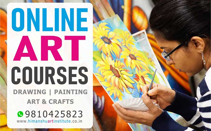 Online Art Courses, Online Diploma in Fine Arts, Online Applied Art Course, Online Art & Craft Course, Online Art & Craft Classes, Best Fine Art Classes in Online, Online Hobby Classes