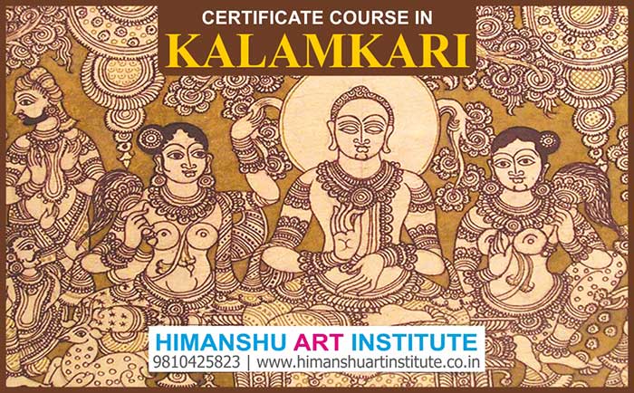 Online Kalamkari Painting Certificate Course, Kalamkari Painting Classes, Online Kalamkari Painting Classes, Kalamkari Art Classes, Indian Art Courses, Indian Traditional Art, Indian Folk Art Classes, Indian Painting, Indian Art Classes for Foreigners in Delhi, India