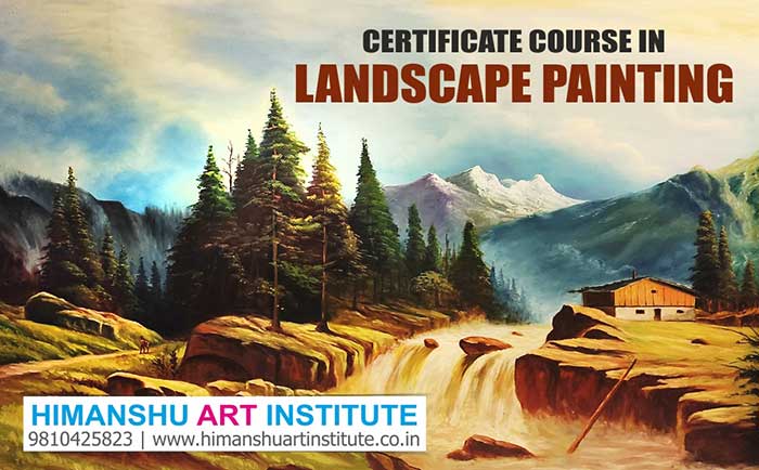 Professional Certificate Course in Landscapes Painting, Landscapes Drawing Classes, Nature Drawing Classes, Nature Study, Online Best Landscapes Painting Classes in Delhi, India