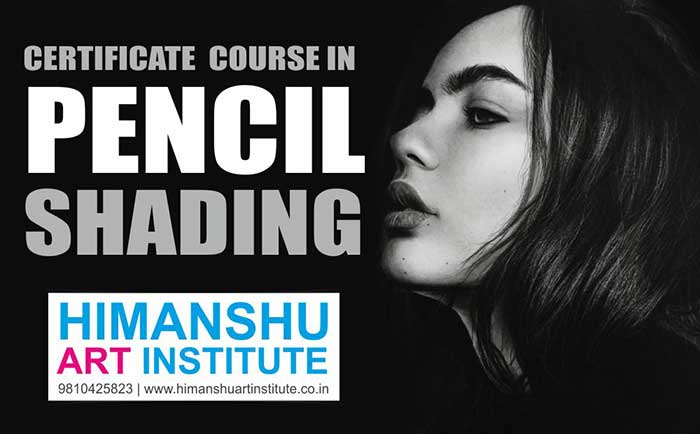 Professional Certificate Course in Pencil Shading, Penccil Shading Classes, Pencil Shading Course, Pencil Portrait Drawing Classes, Pencil Drawing Classes, Charcoal Shading Classes, Pencil Art Classes, Online Best Pencil Shading Classes in Delhi, India