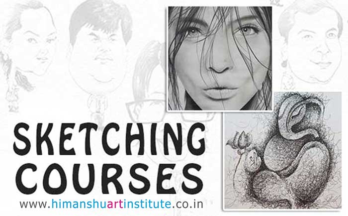 Online Sketching Courses, Best Sketching Institute in Delhi, Online Drawing Classes, Drawing Classes in Delhi, India