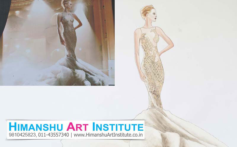 Fashion Illustration Classes in Delhi, Online Fashion Sketching Classes, Fashion Illustration Course, Fashion Drawing Classes, Fashion Sketching Classes for Fashion Designers, Best Fashion Illustration Drawing Classes in Delhi, India