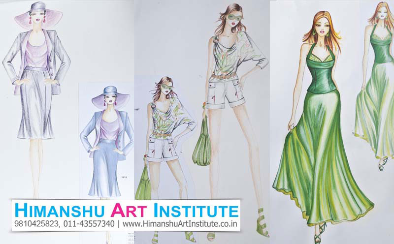 Fashion Illustration Classes in Delhi, Online Fashion Sketching Classes, Fashion Illustration Course, Fashion Drawing Classes, Fashion Sketching Classes for Fashion Designers, Best Fashion Illustration Drawing Classes in Delhi, India