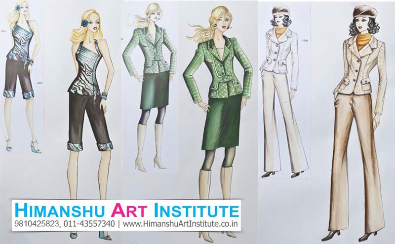 Fashion Illustration Classes in Delhi, Online Fashion Sketching Classes, Fashion Illustration Course, Fashion Drawing Classes, Fashion Sketching Classes for Fashion Designers, Best Fashion Illustration Drawing Classes in Delhi, India