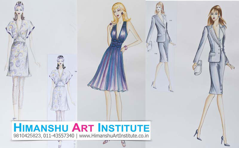 Fashion Illustration Classes in Delhi, Online Fashion Sketching Classes, Fashion Illustration Course, Fashion Drawing Classes, Fashion Sketching Classes for Fashion Designers, Best Fashion Illustration Drawing Classes in Delhi, India