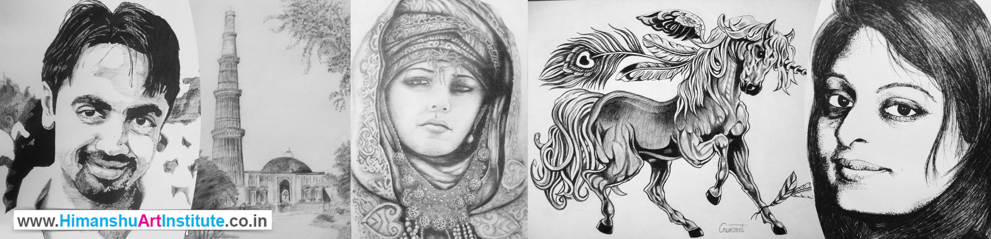 Freehand Drawing, Sketching Classes in Delhi