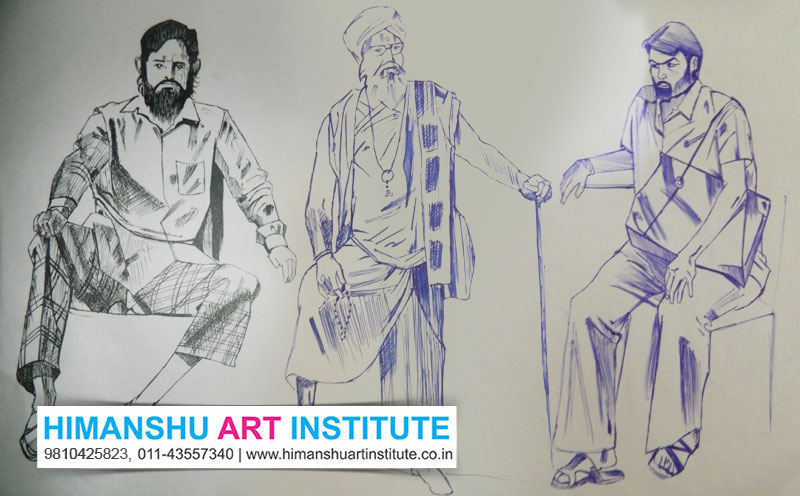 Life Drawing Classes in Delhi, Online Life Drawing Classes, Live Sketching Classes, Certificate Life Drawing Course, Live Portrat Drawing Classes, Live Model Drawing, Live Model Study Classes, Online Best Life Drawing Classes in Delhi, India