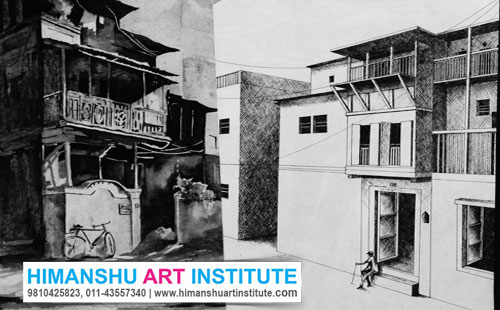 Perspective Drawing Classes in Delhi, Online Perspective Drawing Classes, Perspective Drawing Course, Perspective Drawing Classes for Interior Designer, Drawing Classes in Delhi, Online Best Perspective Drawing Classes in Delhi, India