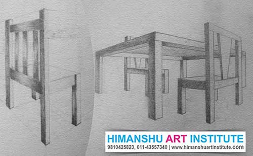 Perspective Drawing Classes in Delhi, Online Perspective Drawing Classes, Perspective Drawing Course, Perspective Drawing Classes for Interior Designer, Drawing Classes in Delhi, Online Best Perspective Drawing Classes in Delhi, India