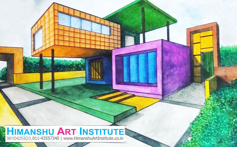 Still Life & Perspective Drawing Classes in Delhi, Object Drawing Classes, Perspective Drawing Classes, Sketching Classes in Delhi, Best Institute of Still Life and Perspective Drawing in Delhi, Online Perspective Drawing Classes