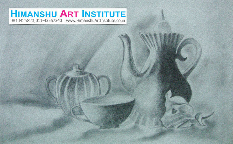 Still Life & Perspective Drawing Classes in Delhi, Object Drawing Classes, Perspective Drawing Classes, Sketching Classes in Delhi, Best Institute of Still Life and Perspective Drawing in Delhi, Online Perspective Drawing Classes