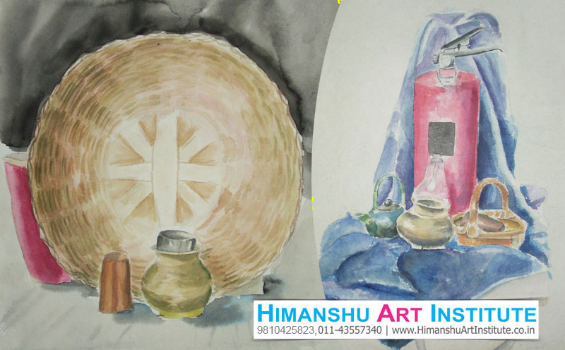 Still Life Classes in Delhi, Freehand Drawing Classes, BFA Entrance Exam Coaching Classes, Object Drawing Classes, Still Life Classes, Composition Drawing Classes, Online Best Still Life and Composition Drawing Classes in Delhi, India