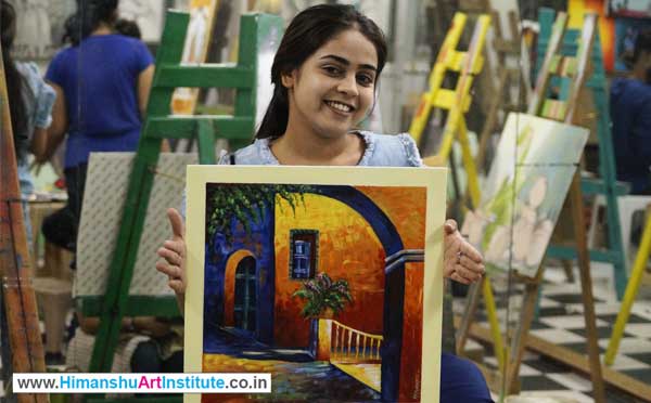 Online Professional Certificate Course in Acrylic Painting, Acrylic Painting Classes in Delhi, Acrylic Painting Course, Acrylic Painting for Beginners, Online Best Acrylic Painting Classes in Delhi, India