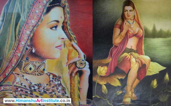 Online Professional Certificate Course in Coloured Pencil Drawing, Colour Pencil Shading Classes, Pencil Color Drawing Classes, Coloured Pencil Drawing Course in Delhi, Online Best Colored Pencil Drawing Classes in Delhi, India