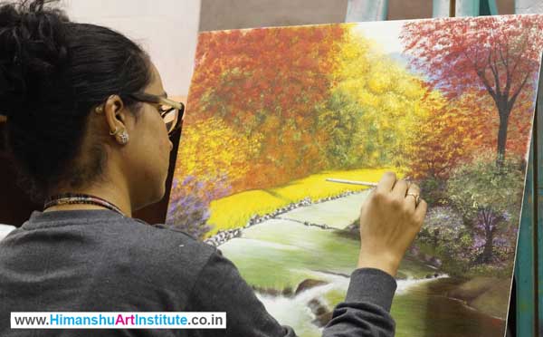 Online Professional Certificate Course in Landscapes Painting, Landscapes Painting Classes in Delhi, Online Certificate Classes, Landscape Drawing Classes, Nature Drawing, Online Best Landscape Painting Classes in Delhi, India